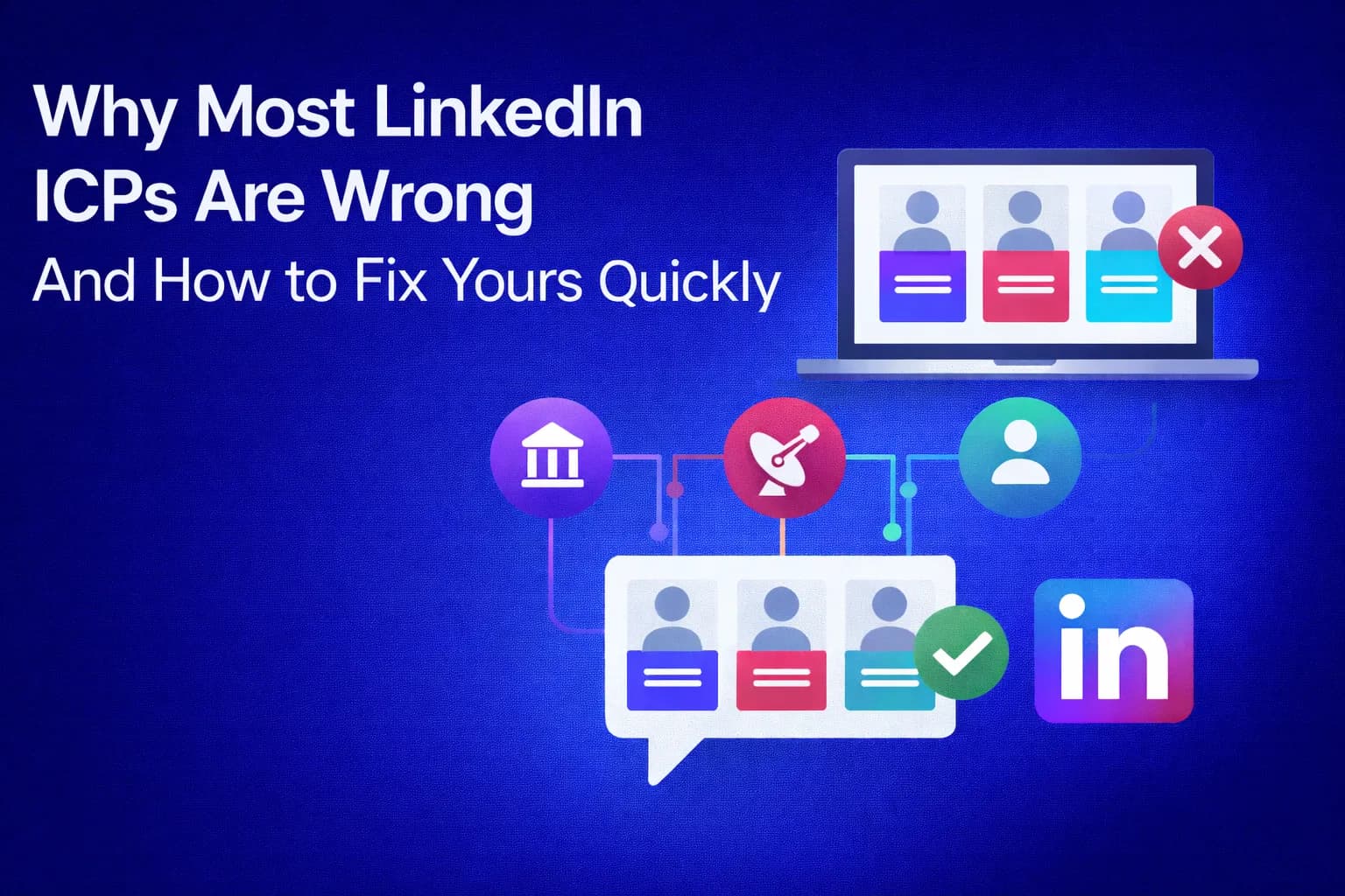 Cover Image for Why Most LinkedIn ICPs Are Wrong And How to Fix Yours Quickly