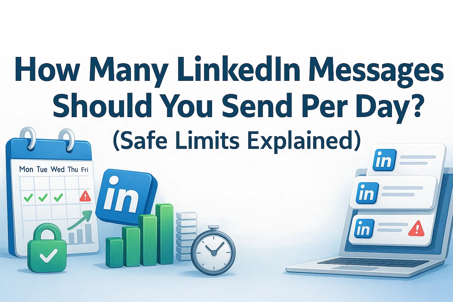Cover Image for How Many LinkedIn Messages Should You Send Per Day (Safe Limits Explained)